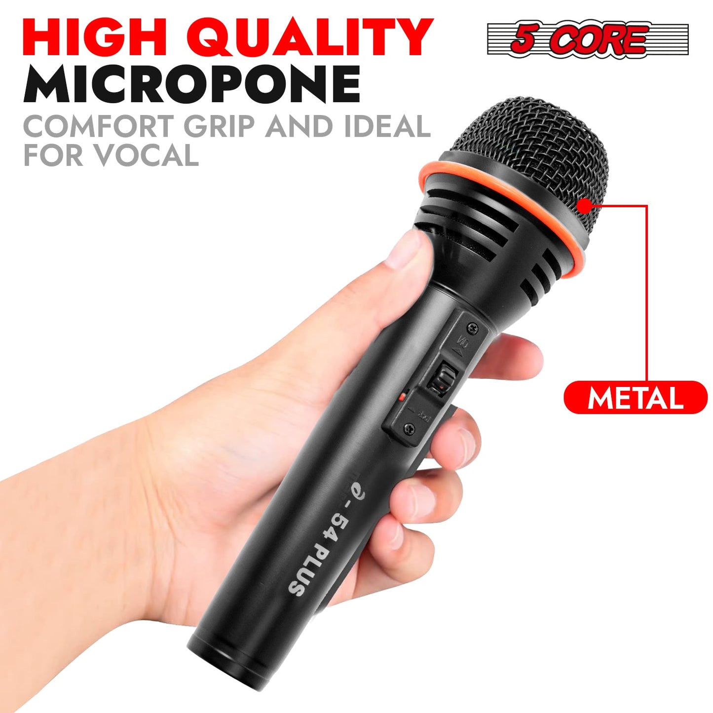 on/off switch quickly mute or unmute the microphone without unplugging it or adjusting external equipment.