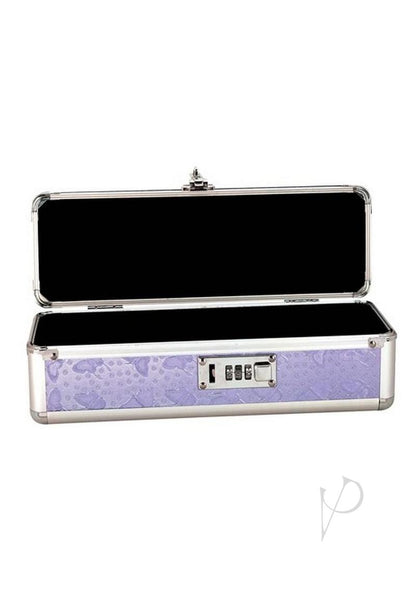 Lockable Vibrator Case - Purple