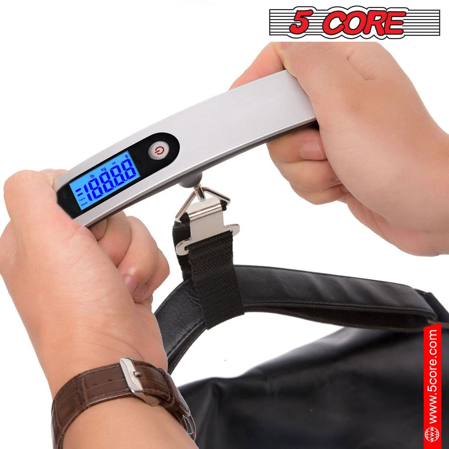 5Core Digital Luggage Scale Weight Scale Travel Hanging Baggage Weighing Machine