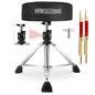 5Core Drum Throne Padded Adjustable Guitar Stool Drummer Seat for Adults & Kids BLACK - DS CH BLK PR HD