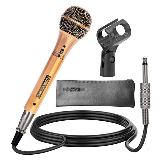 5Core XLR Microphone Dynamic Mic Karaoke Singing Studio Microfono Handheld Mics